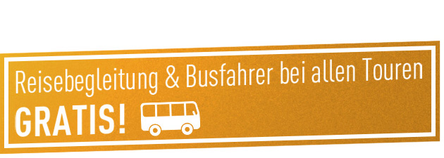 Busfahrer und Reisebegleitung GRATIS